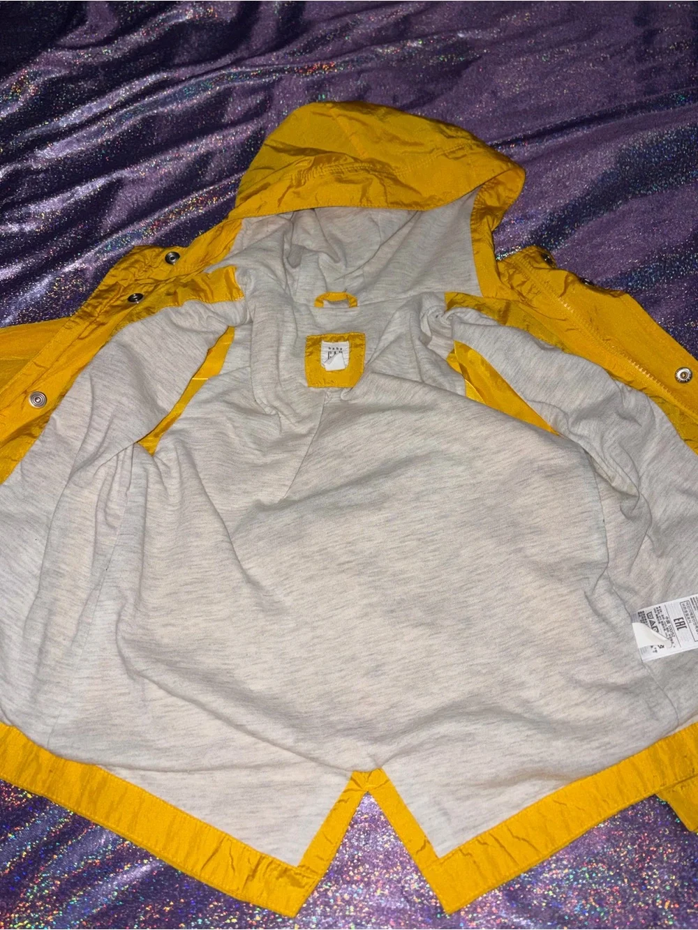 GAP Yellow Windbreaker Jacket